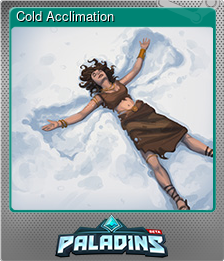Series 1 - Card 1 of 8 - Cold Acclimation
