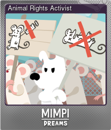 Series 1 - Card 2 of 5 - Animal Rights Activist