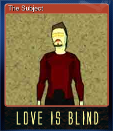 Series 1 - Card 5 of 5 - The Subject