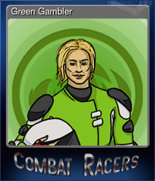 Series 1 - Card 6 of 8 - Green Gambler