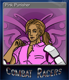 Series 1 - Card 5 of 8 - Pink Punisher