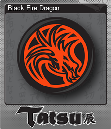 Series 1 - Card 5 of 6 - Black Fire Dragon