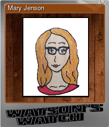 Series 1 - Card 8 of 9 - Mary Jenson