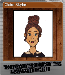 Series 1 - Card 3 of 9 - Claire Skylar