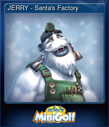 Series 1 - Card 9 of 9 - JERRY - Santa's Factory
