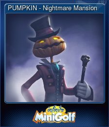 Series 1 - Card 4 of 9 - PUMPKIN - Nightmare Mansion