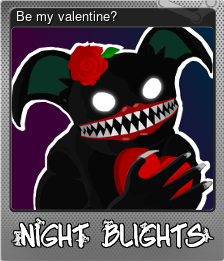Series 1 - Card 4 of 6 - Be my valentine?