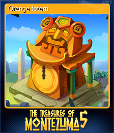 Series 1 - Card 1 of 6 - Orange totem