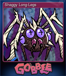 Series 1 - Card 2 of 8 - Shaggy Long-Legs