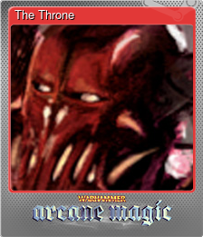 Series 1 - Card 6 of 6 - The Throne