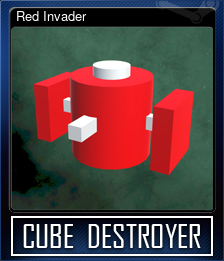 Series 1 - Card 4 of 5 - Red Invader