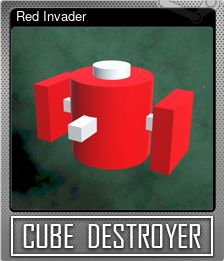 Series 1 - Card 4 of 5 - Red Invader