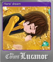 Series 1 - Card 2 of 6 - Hans' dream