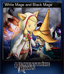 Series 1 - Card 8 of 15 - White Mage and Black Mage