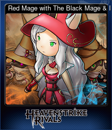 Series 1 - Card 11 of 15 - Red Mage with The Black Mage & II