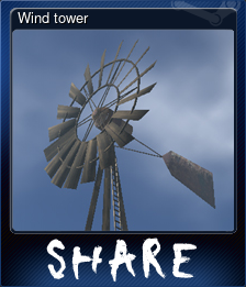 Series 1 - Card 6 of 7 - Wind tower