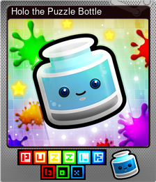 Series 1 - Card 1 of 10 - Holo the Puzzle Bottle