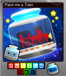 Series 1 - Card 7 of 10 - Paint me a Train