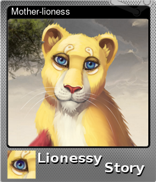 Series 1 - Card 3 of 12 - Mother-lioness