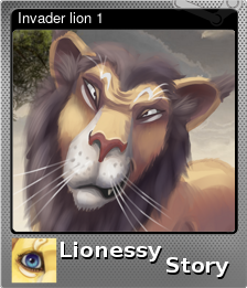 Series 1 - Card 11 of 12 - Invader lion 1