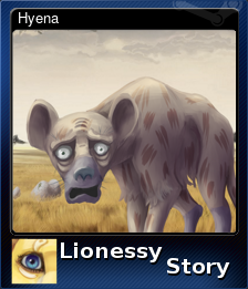 Series 1 - Card 1 of 12 - Hyena
