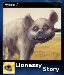 Series 1 - Card 2 of 12 - Hyena 2