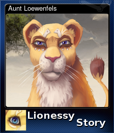 Series 1 - Card 6 of 12 - Aunt Loewenfels