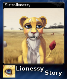 Series 1 - Card 4 of 12 - Sister-lionessy
