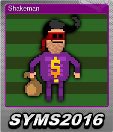 Series 1 - Card 2 of 5 - Shakeman