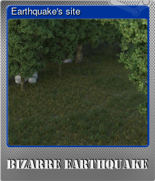 Series 1 - Card 3 of 6 - Earthquake's site