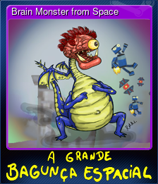 Series 1 - Card 4 of 9 - Brain Monster from Space