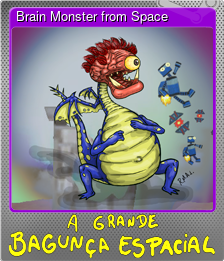 Series 1 - Card 4 of 9 - Brain Monster from Space