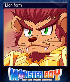 Series 1 - Card 4 of 6 - Lion form