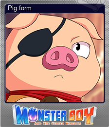Series 1 - Card 5 of 6 - Pig form