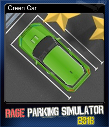 Series 1 - Card 8 of 9 - Green Car