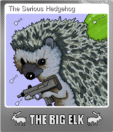 Series 1 - Card 3 of 5 - The Serious Hedgehog