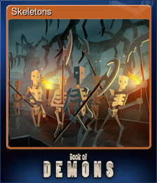 Series 1 - Card 4 of 8 - Skeletons