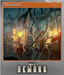 Series 1 - Card 4 of 8 - Skeletons