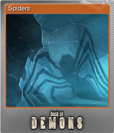 Series 1 - Card 3 of 8 - Spiders