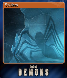 Series 1 - Card 3 of 8 - Spiders