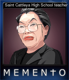 Series 1 - Card 3 of 8 - Saint Cattleya High School teacher