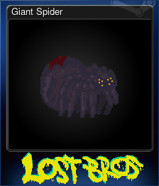 Series 1 - Card 6 of 6 - Giant Spider