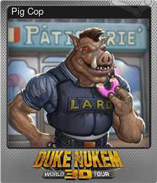 Series 1 - Card 5 of 5 - Pig Cop