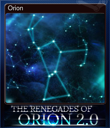 Series 1 - Card 1 of 5 - Orion