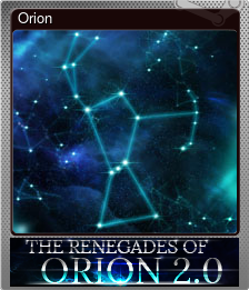 Series 1 - Card 1 of 5 - Orion