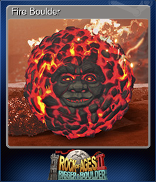 Series 1 - Card 6 of 8 - Fire Boulder