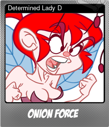 Series 1 - Card 2 of 5 - Determined Lady D