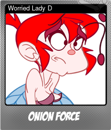 Series 1 - Card 1 of 5 - Worried Lady D