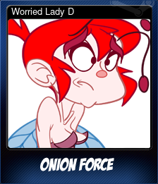 Series 1 - Card 1 of 5 - Worried Lady D