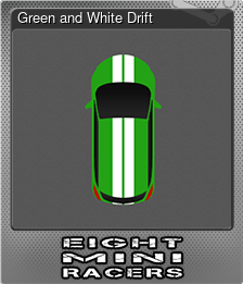 Series 1 - Card 4 of 6 - Green and White Drift